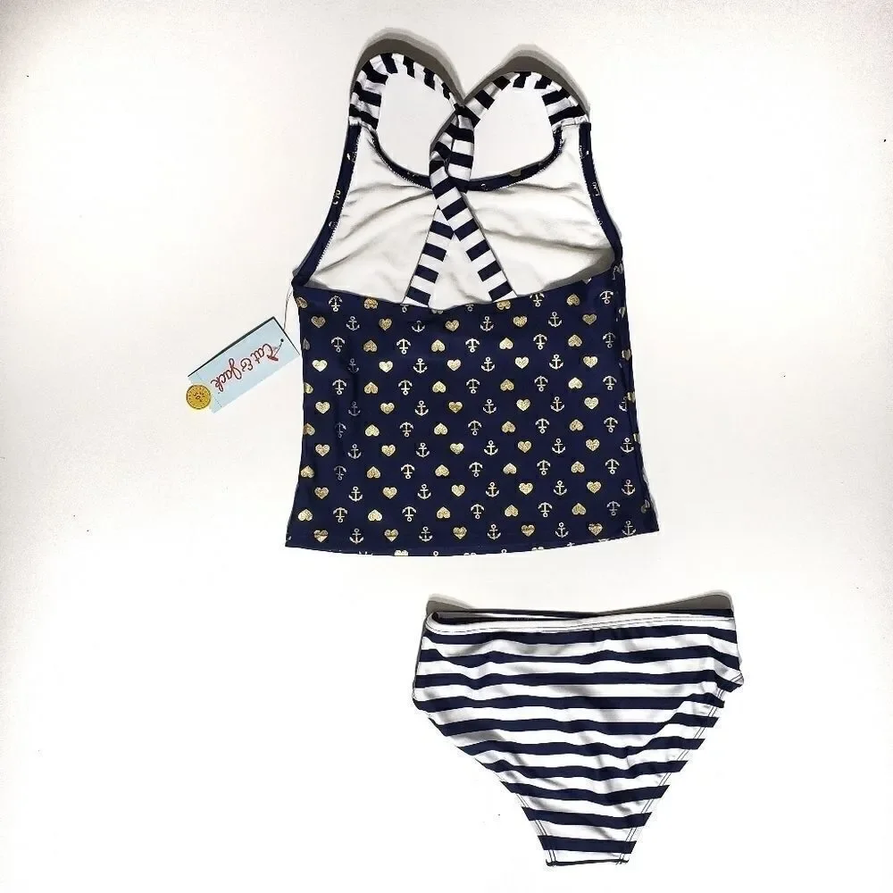 Cat & Jack Sailor Tankini Swimsuit